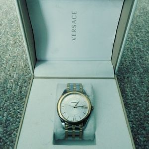 Authentic Versace Apollo 2 tone bracelet watch